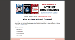 Desktop Screenshot of internetcrashcourses.com